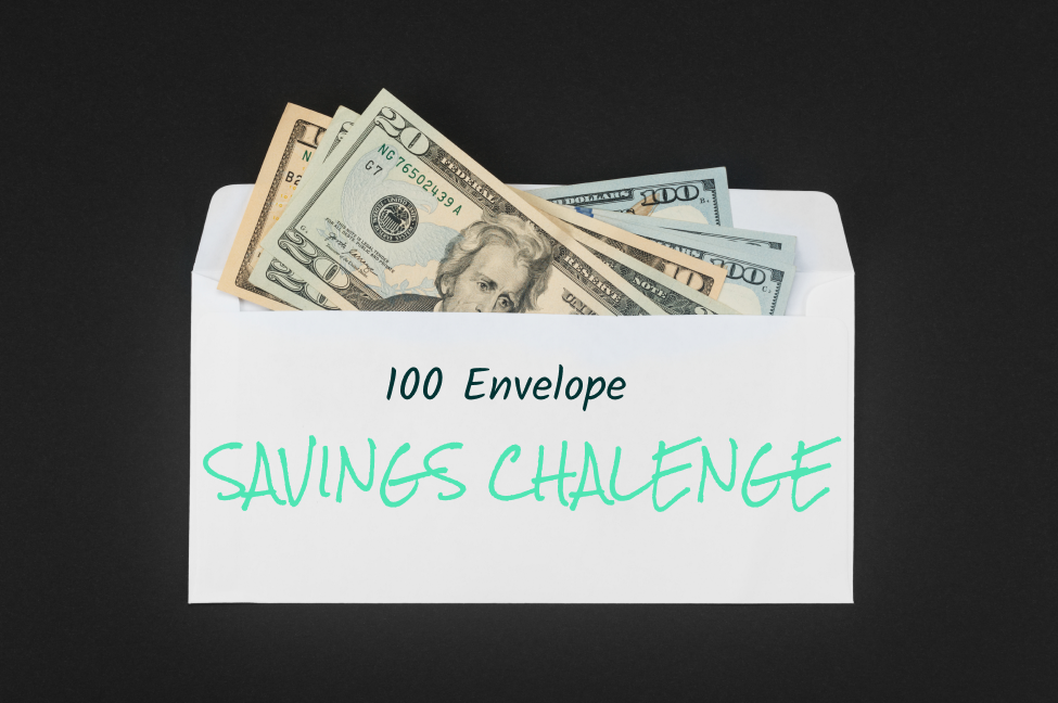 100 envelope savings challenge